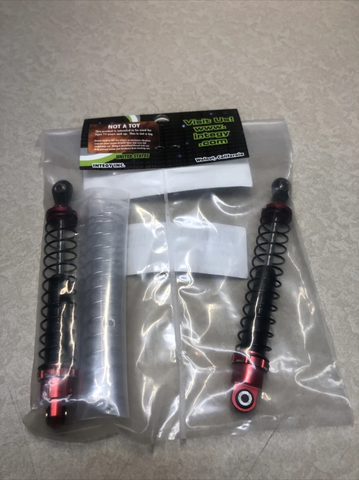 Integy C29043RED 1:10 Off-Road RC Billet Machined Shock Set (Pack of 2) - Image 2 of 2