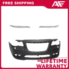 Front Bumper Cover + Trim Kit For 2011-2014 Chrysler 300