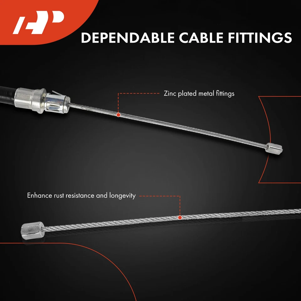 Front Side Parking Brake Cable for Chevy Express 1500 2500 3500 GMC Savana 1500 - Imagem 4 de 4