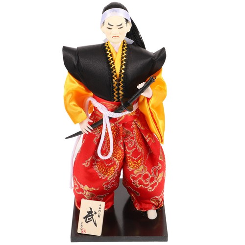 Traditional Samurai Doll Japanese Samurai Figurine Samurai Doll Statue Japanese - Picture 6 of 12