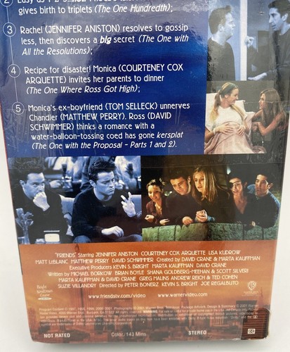 Friends - The Best of Friends Volume 4 (VHS, 2001 Comedy Jennifer Aniston NEW - Picture 4 of 8
