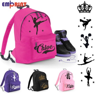 ballerina backpack personalized