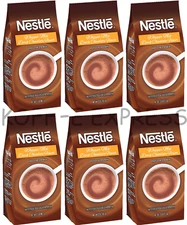 NESTLE HOT DARK CHOCOLATE WHIPPER MIX 6 x  2 LB BAGS HOT COCOA VENDING MIX 