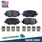 Rear Ceramic Brake Pads w/ Hardware for 2015 - 2023 Chrysler 200 Jeep Cherokee