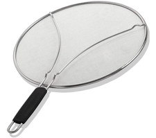 Splatter Screen for Frying Pan - 15 Inch Stainless Steel Grease Splatter Guard