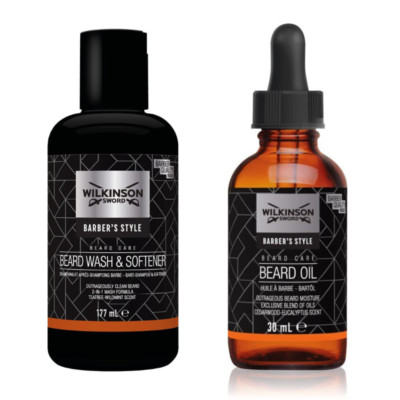 WILKINSON SWORD HERREN BARTWÄSCHE 177ML & BARTÖL 30ML DUO KOSTENLOSE LIEFERUNG