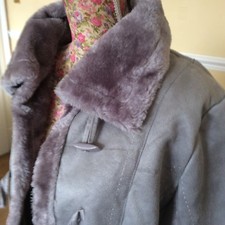 Gabriella Vicenza Grey Faux Fur Pristine Size 14 Pristine