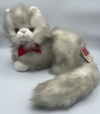 RARE Vintage 80 s Russ Berrie Caress Soft Pets NIKKI Plush w/Tags Green Eyes