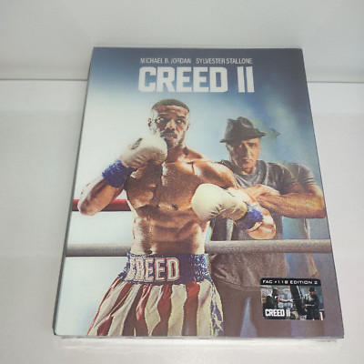 CREED II (2) FullSlip Lenticular SteelBook - FilmArena FAC 118 - NEU