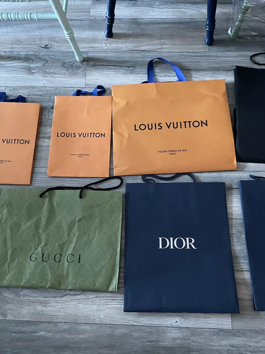 CHANEL, Other, Designer Chanel Gucci Lv Dior Shopping Bags