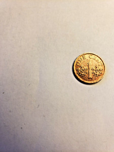 1994 Singapore / Singapura Twenty / 1 Cents Coin
