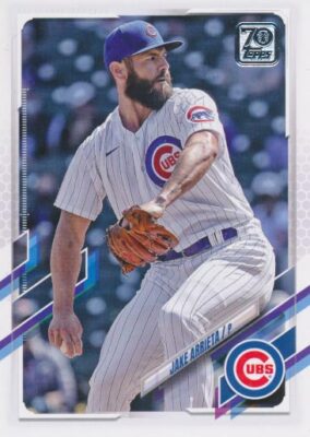 2021 Topps Update #US311 JAKE ARRIETA - Chicago Cubs