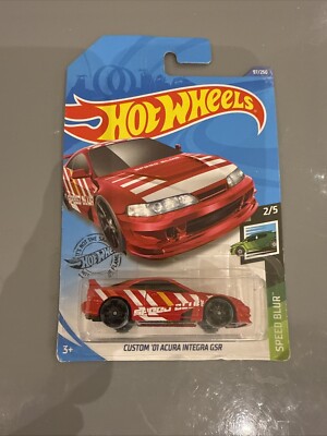 Hot Wheels Speed Blur 2/5 Custom '01 Acura Integra GSR rot 97/250