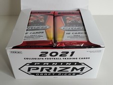 🔥 2021 Panini PRIZM Draft Picks Football NFL 12 CELLO FAT PACK BOX! 180 Cards🔥