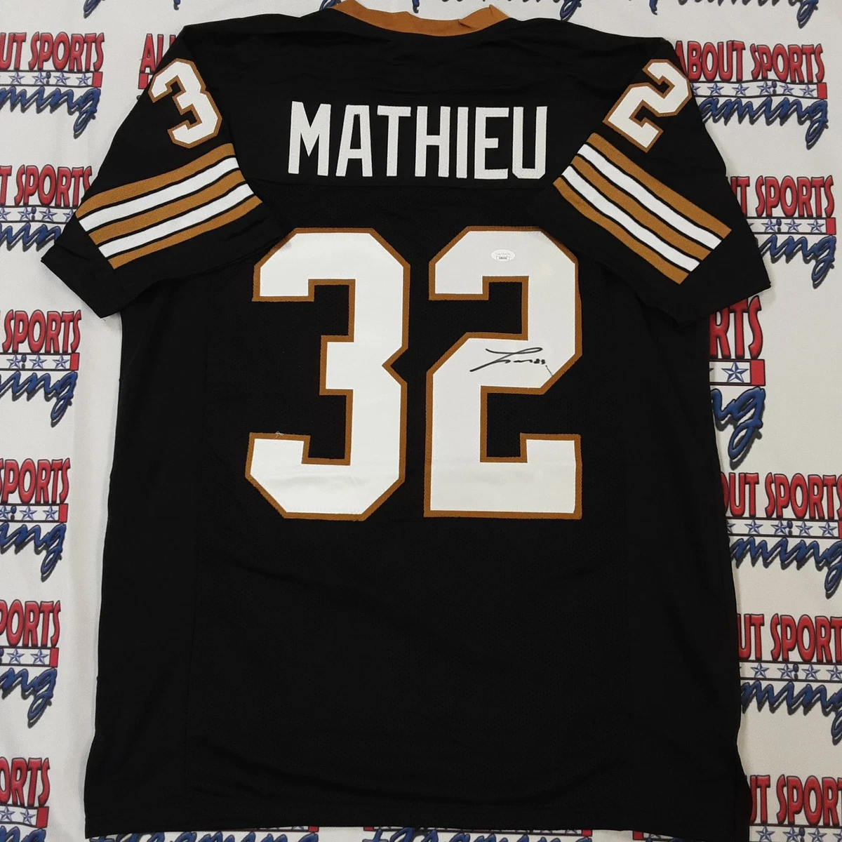 Tyrann Mathieu Authentic Signed Pro Style Jersey Autographed JSA