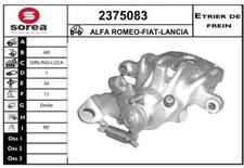 Etrier de frein Fiat BARCHETTA