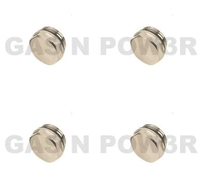 GAS N POW3R LTD x4 Blank Cap Manual Radiator AIR Vent Bleed Plug Valve 1/2" BSP HIGH Quality