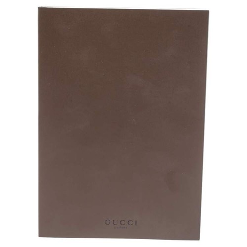 NEW Designer GUCCI Guccissima Journal Notebook + Pencil Brown SET Limited Edtion - Picture 6 of 8
