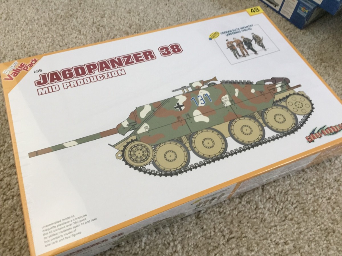 CYBER-HOBBY ドラゴン　2体セット 1/35 German Jagdpanzer 38 Mid Production ~ Orange Cyber-Hobby