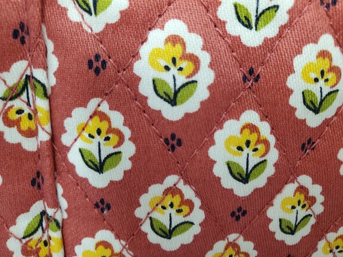Allegro Pacific gesteppte Beuteltasche/Handtasche mit Reißverschluss Vera Bradley-Stil NEU - Bild 5 von 10
