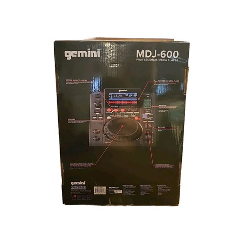 Gemini MDJ-600 PRO Media Player - Picture 2 of 2