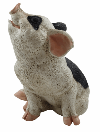 Decoración Animal Figura Cerdito Según Arriba Mirando Colección Castagna De A - Imagen 4 de 6