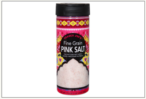 Trader Joe's feinkörniges rosa Salz 16 Unzen (500g) Limitierte NEU Exotisches Design Flasche - Bild 6 von 6