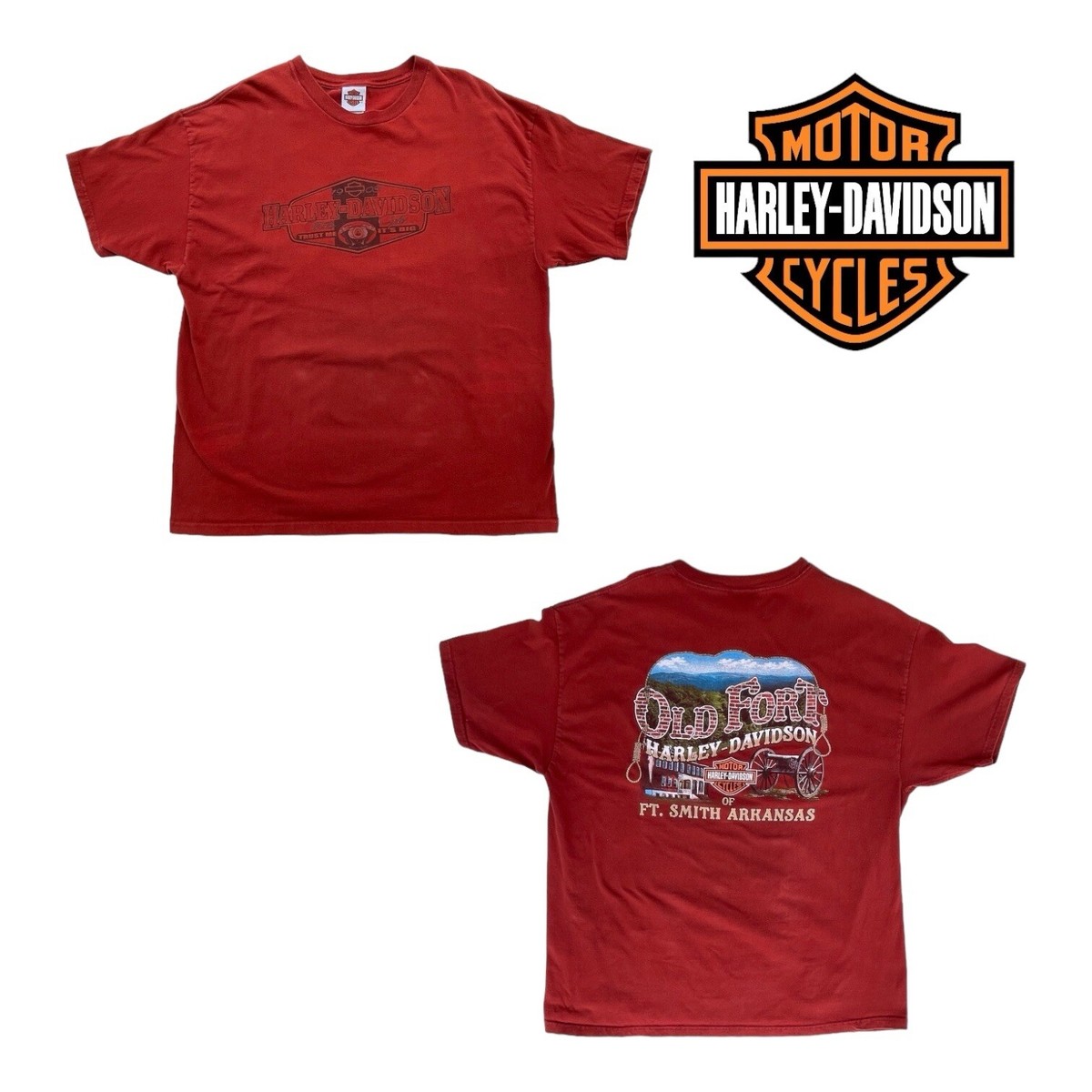 2006 HARLEY DAVIDSON Mens 2XL XXL Cotton Crew Neck T Shirt OLD 