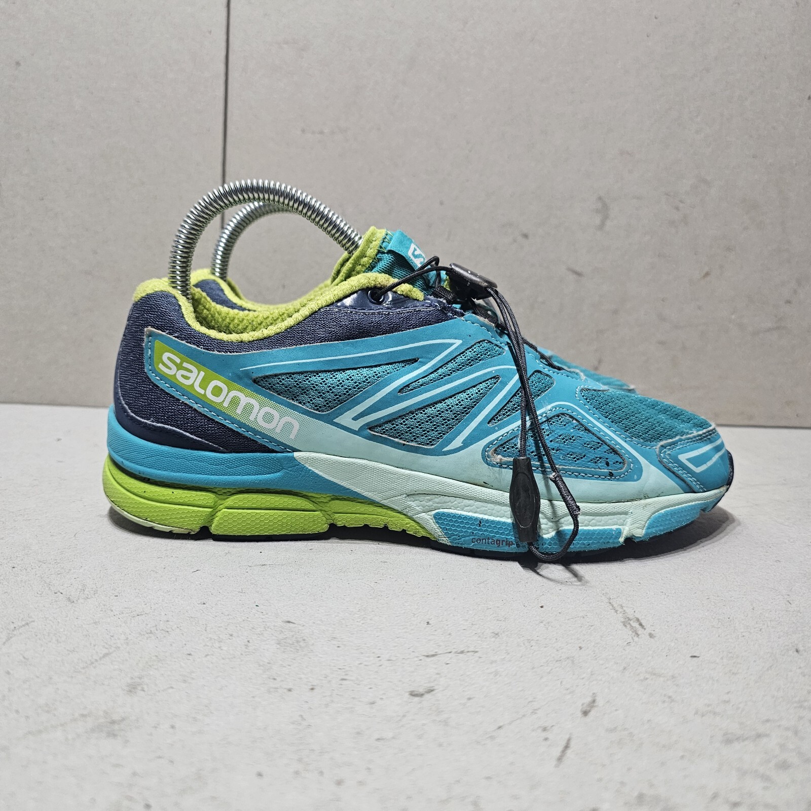 SALOMON X CREAM SCARPE DONNA RETE SINTETICA GRIGIE CAMPEGGIO ESCURSIONISMO BLU UK5.5 EU38