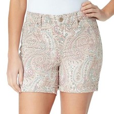 NEW Bandolino Amy Shorts Size 12 Creamston The Modern Fit Short Ships Free