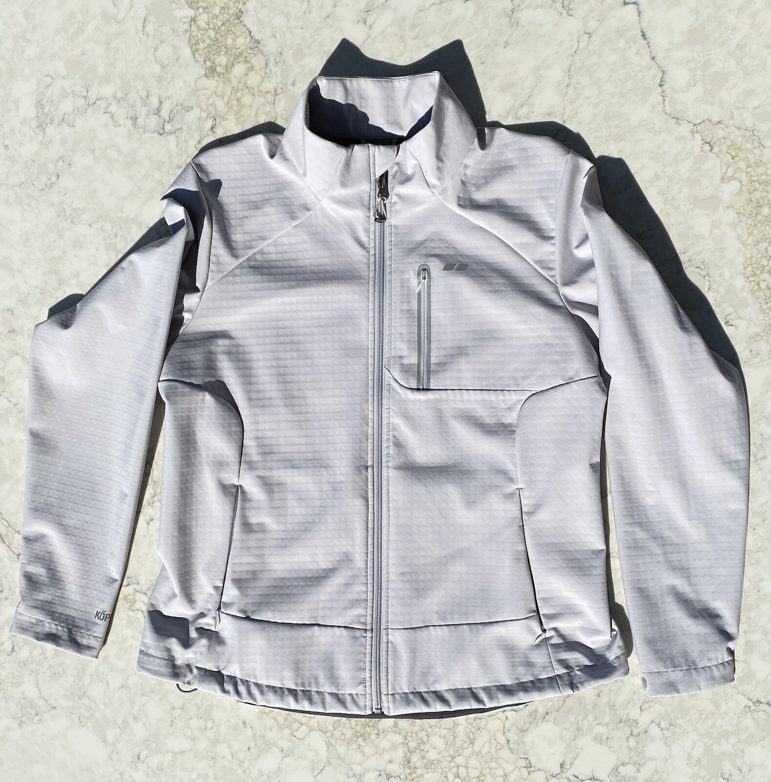 Koppen Softshell Gray Jacket Adjustable Zip Front… - image 8