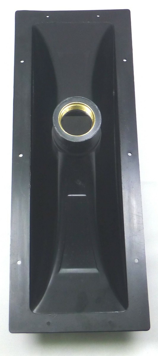 8x8" Square Plastic Screw-On Speaker Horn – 26mm Throat, Universal Fit For Mid-Range & Tweeter Cabinets