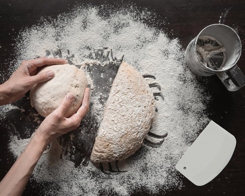 2 Pcs Dough Scraper and 3 Pcs Stainless Steel Cake Icing Spatula for Baking F... - Picture 6 of 7