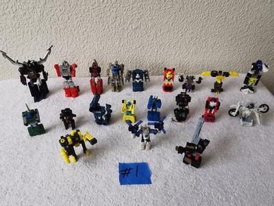 Huge Random Lot of 20 Micromasters GoBots G1 TRANSFORMERS Figures Bandai Takara