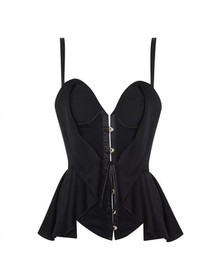 Agent Provocateur Tagged New Black Pearse Corset -  AP4 UK Size 12 US Size 8