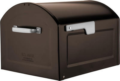 950020RZ Centennial Post Mount Mailbox, XL, Rubbed Bronze