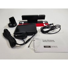 Truly Wireless Backup Camera Kit with LCD Monitor License Plate Mount Excellent