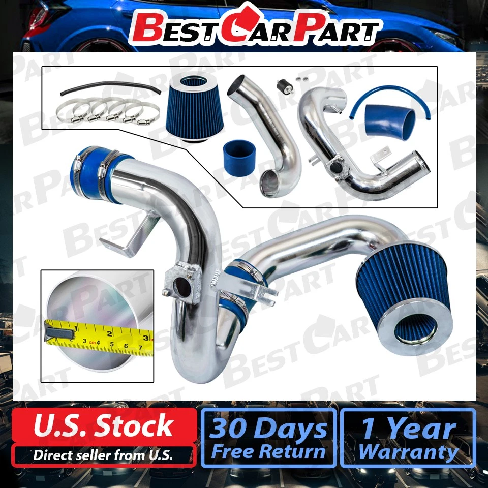 BCP AZUL para 00-05 Celica GT GTS 1,8 L VVTi Sistema de admisión de aire frío + Filtro Foto 2 de 4