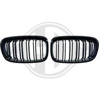 Diederichs KüHlergitter FüR BMW 5Er Touring E61 E60 Schwarz GläNzend