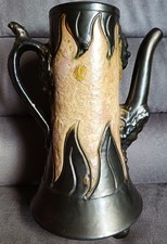 pichet céramique grès signé Sylvain Sttublet