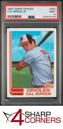 1982 TOPPS TRADED #98T CAL RIPKEN JR. RC ORIOLES HOF PSA 9