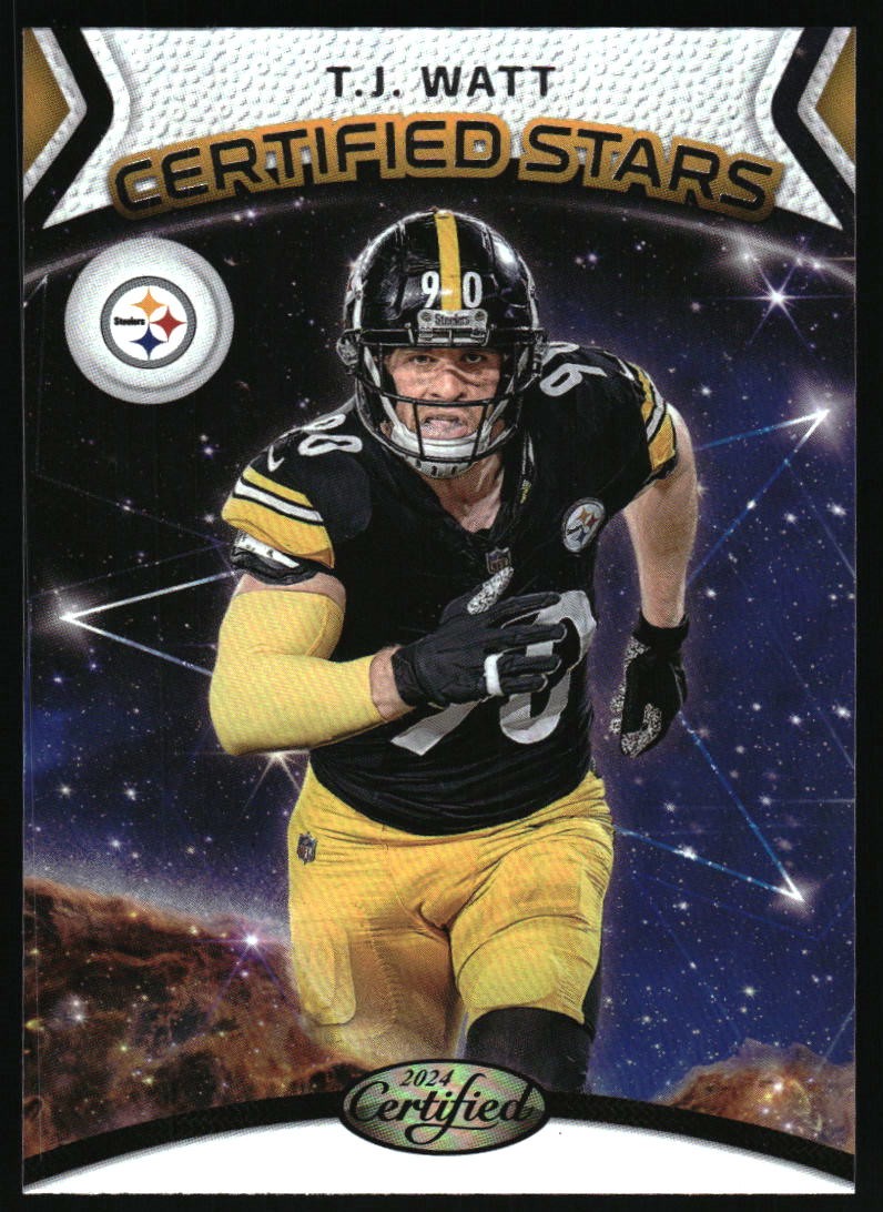 2024 Panini Certified #19 T.J. Watt Certified Stars