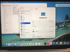 Apple MacBook Air A2337 2020 13.3" M1 CPU 8GB 256GB Silver USED #809