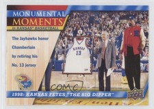 2013 Upper Deck University of Kansas Monumental Moments Wilt Chamberlain HOF te2