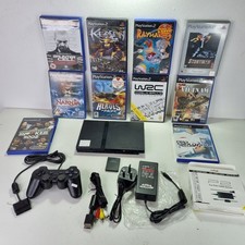 PS2 Slim Console Bundle+ 10 Games + 128 MB Memory card + All Cables + Free post