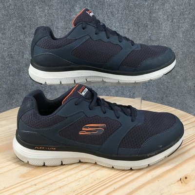 Skechers Flex Advantage 4.0 Shoes Mens 12 Athletic Sneakers 232225W Blue Mesh