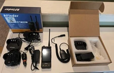 rFinder B1 plus (Android 9) 4G/VHF/UHF/ Wifi/GPS, Batt, 3 Chgr, Mic, in Orig Box