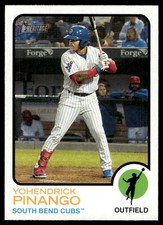 2022 Topps Heritage Minor League Yohendrick Pinango South Bend Cubs #154