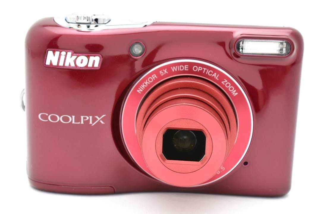 Nikon COOLPIX L30 RED Compact digital camera 20.1MP 5x Zoom Tested