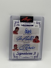 2023 Gilmour, Mullen, Roberts Signatures 3 Auto Purple 6/8